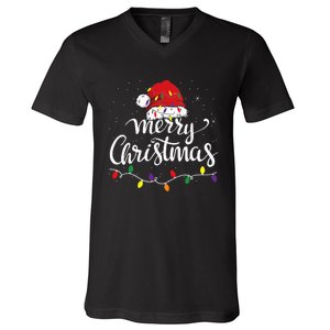 Merry Christmas Family Funny Christmas V-Neck T-Shirt