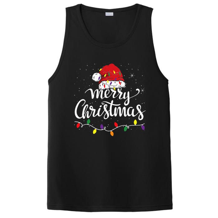 Merry Christmas Family Funny Christmas PosiCharge Competitor Tank