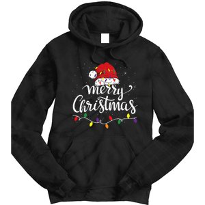 Merry Christmas Family Funny Christmas Tie Dye Hoodie