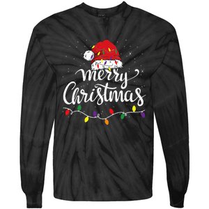 Merry Christmas Family Funny Christmas Tie-Dye Long Sleeve Shirt