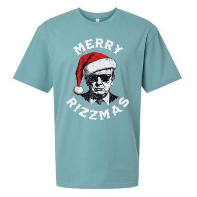 Merry Christmas Funny Trump Santa Claus Xmas Pajamas Sueded Cloud Jersey T-Shirt