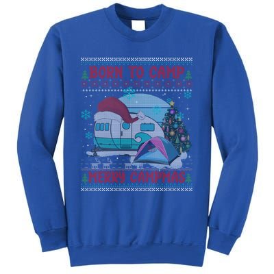 Merry Campmas Funny Camping Camper Christmas Ugly Sweater Gift Sweatshirt