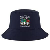 Merry Christmas Funny Everything Is Fine Gnome Sped Teacher Cool Comfort Performance Bucket Hat