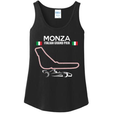 Monza Circuit Formula Racing Car Italian Grand Prix Ladies Essential Tank