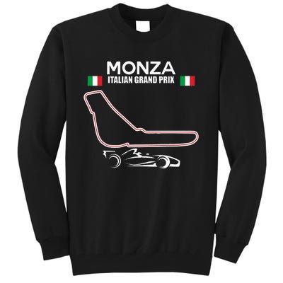 Monza Circuit Formula Racing Car Italian Grand Prix Tall Sweatshirt