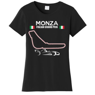 Monza Circuit Formula Racing Car Italian Grand Prix Women's T-Shirt