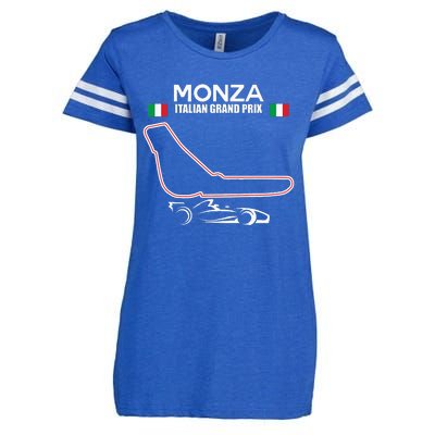 Monza Circuit Formula Racing Car Italian Grand Prix Enza Ladies Jersey Football T-Shirt