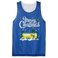 Merry Christmas Funny Xmas Tree Rv Camper Camping Lover Gift Mesh Reversible Basketball Jersey Tank