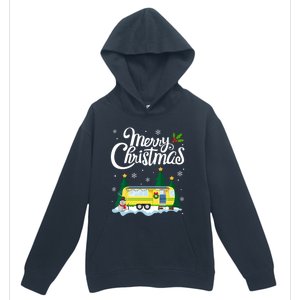 Merry Christmas Funny Xmas Tree Rv Camper Camping Lover Gift Urban Pullover Hoodie