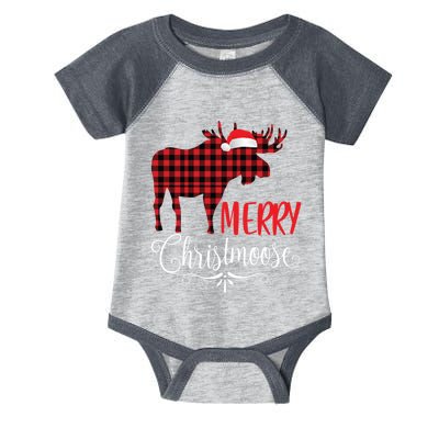 Merry Christmoose Family Christmas Pajamas Moose Long Sleeve TShirt Infant Baby Jersey Bodysuit