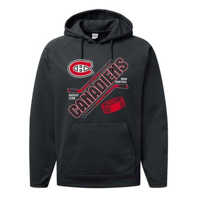 Montreal Canadiens Force Blue Officially Performance Fleece Hoodie