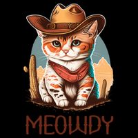 Meowdy Cat Funny Howdy Meme Western Cowboy Kitten Cooling Performance Crew T-Shirt