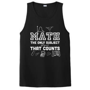 Math Counts Funny Math Teacher PosiCharge Competitor Tank