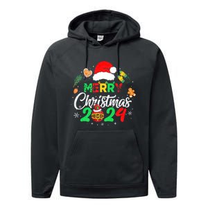 Merry Christmas Family Funny Christmas Performance Fleece Hoodie