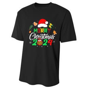 Merry Christmas Family Funny Christmas Performance Sprint T-Shirt