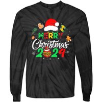 Merry Christmas Family Funny Christmas Tie-Dye Long Sleeve Shirt