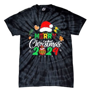 Merry Christmas Family Funny Christmas Tie-Dye T-Shirt