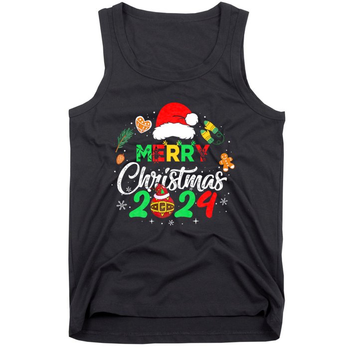 Merry Christmas Family Funny Christmas Tank Top