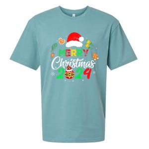 Merry Christmas Family Funny Christmas Sueded Cloud Jersey T-Shirt