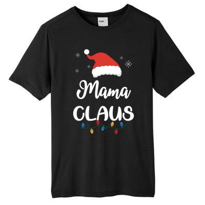 Mama Claus Funny Christmas Matching Family Santa Gift Tall Fusion ChromaSoft Performance T-Shirt