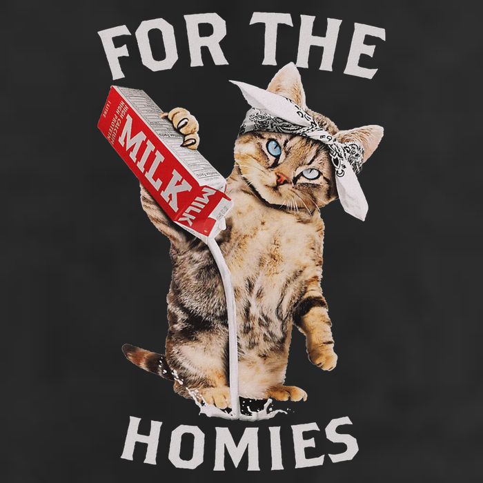 Milk Cat For The Homies Lover Cool Comfort Performance Bucket Hat
