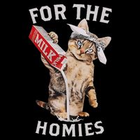 Milk Cat For The Homies Lover Cooling Performance Crew T-Shirt
