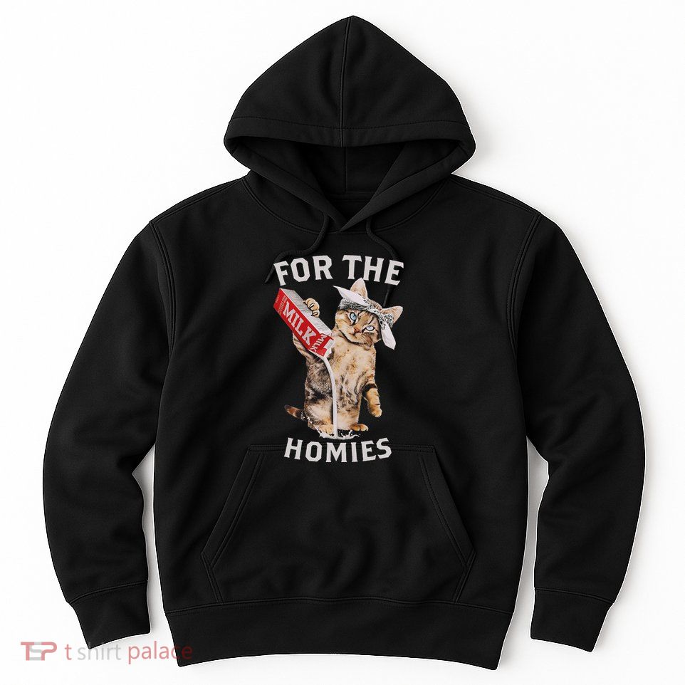 Milk Cat For The Homies Lover Hoodie