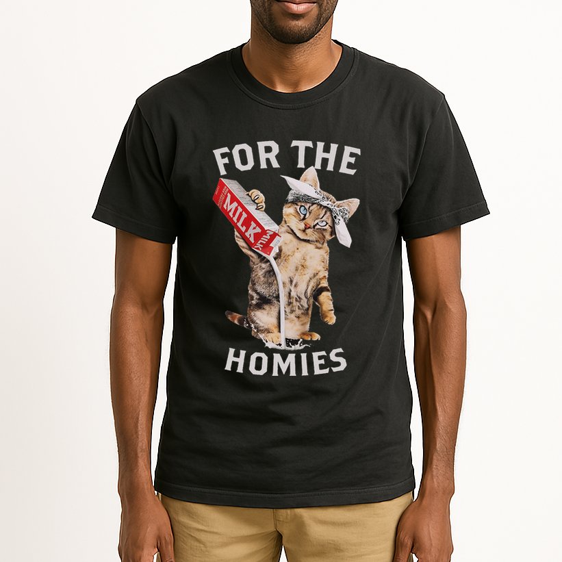 Milk Cat For The Homies Lover Tall T-Shirt