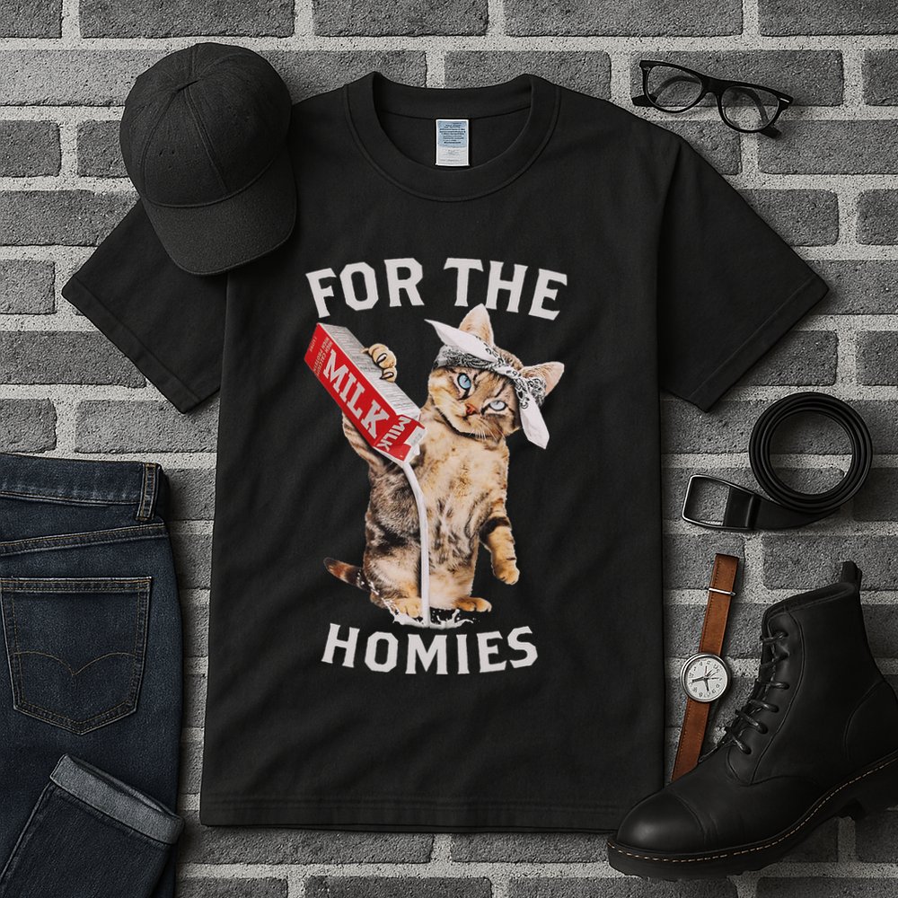 Milk Cat For The Homies Lover Tall T-Shirt