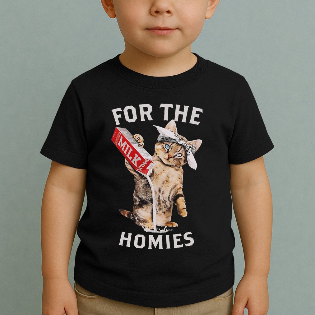 Milk Cat For The Homies Lover Toddler T-Shirt
