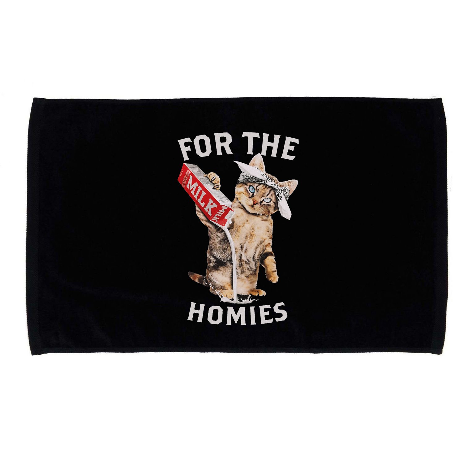 Milk Cat For The Homies Lover Microfiber Hand Towel