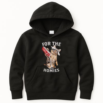 Milk Cat For The Homies Lover Kids Hoodie