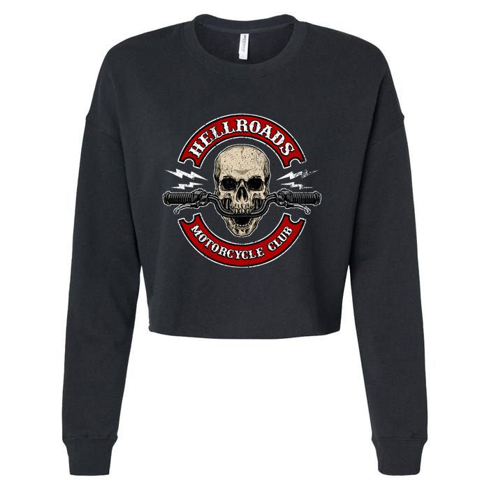 Motorcycle Club From Hell Cropped Pullover Crew