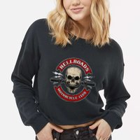 Motorcycle Club From Hell Cropped Pullover Crew