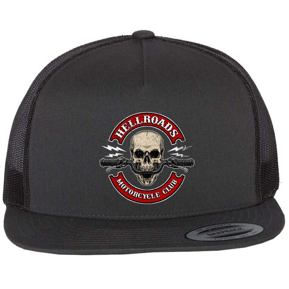 Motorcycle Club From Hell Flat Bill Trucker Hat
