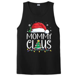 Mommy Claus Family Christmas Pajamas Santa Hat Xmas Lights Gift PosiCharge Competitor Tank