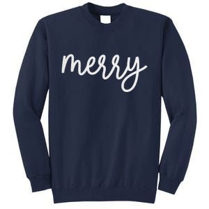 Merry Christmas Festive Family Matching Tall Sweatshirt