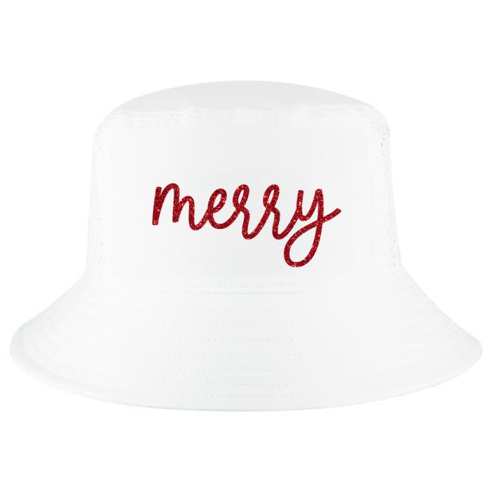 Merry Christmas Festive Family Matching Cool Comfort Performance Bucket Hat
