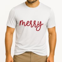 Merry Christmas Festive Family Matching Cooling Performance Crew T-Shirt