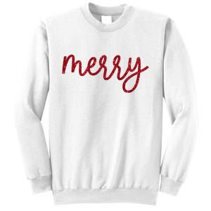 Merry Christmas Festive Family Matching Sweatshirt