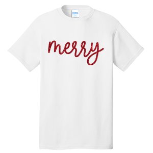 Merry Christmas Festive Family Matching Tall T-Shirt