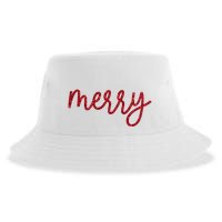 Merry Christmas Festive Family Matching Sustainable Bucket Hat