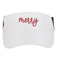 Merry Christmas Festive Family Matching Adult Drive Performance Visor