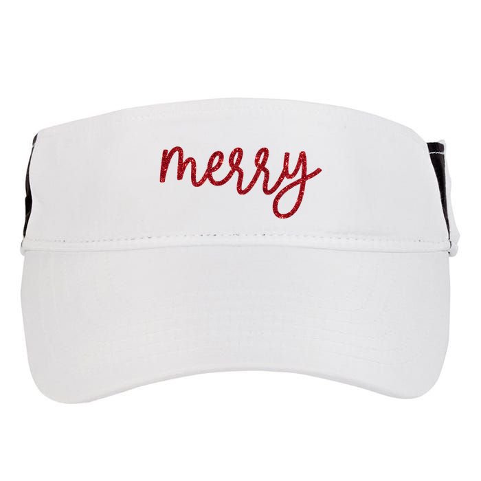 Merry Christmas Festive Family Matching Adult Drive Performance Visor