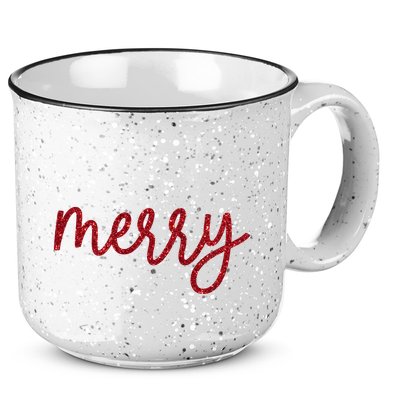 Merry Christmas Festive Family Matching 15oz Campfire Ceramic Mug