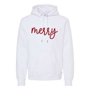 Merry Christmas Festive Family Matching Premium Hoodie