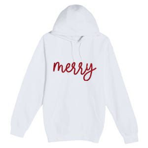 Merry Christmas Festive Family Matching Premium Pullover Hoodie