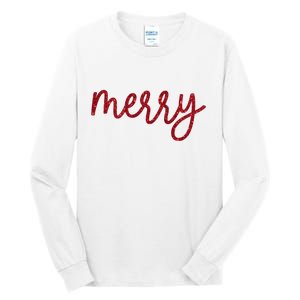 Merry Christmas Festive Family Matching Tall Long Sleeve T-Shirt