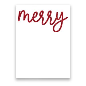 Merry Christmas Festive Family Matching Poster