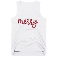 Merry Christmas Festive Family Matching Tank Top